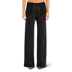 NEW SER.O.YA sheldon metallic knit pants in black